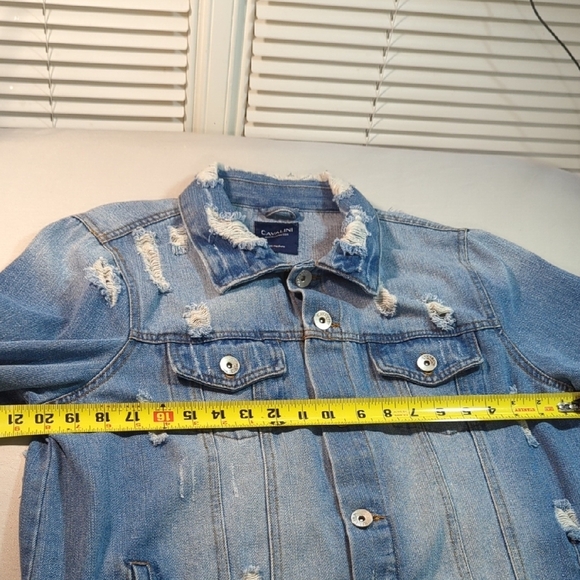 Cavalini Light Blue Denim Jacket - Picture 7 of 14